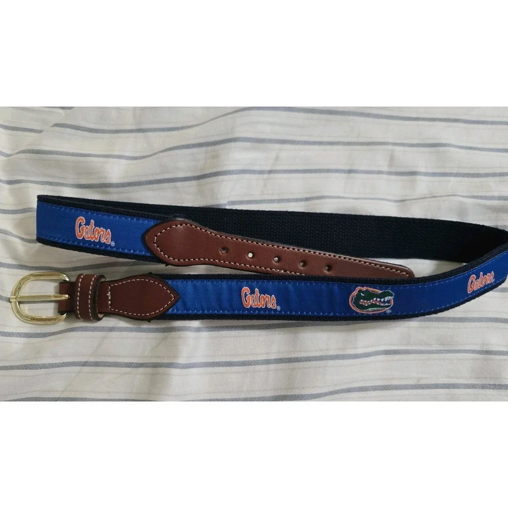 Bullington Florida Gators‎ Belt 32 Inch Leather Solid Brass